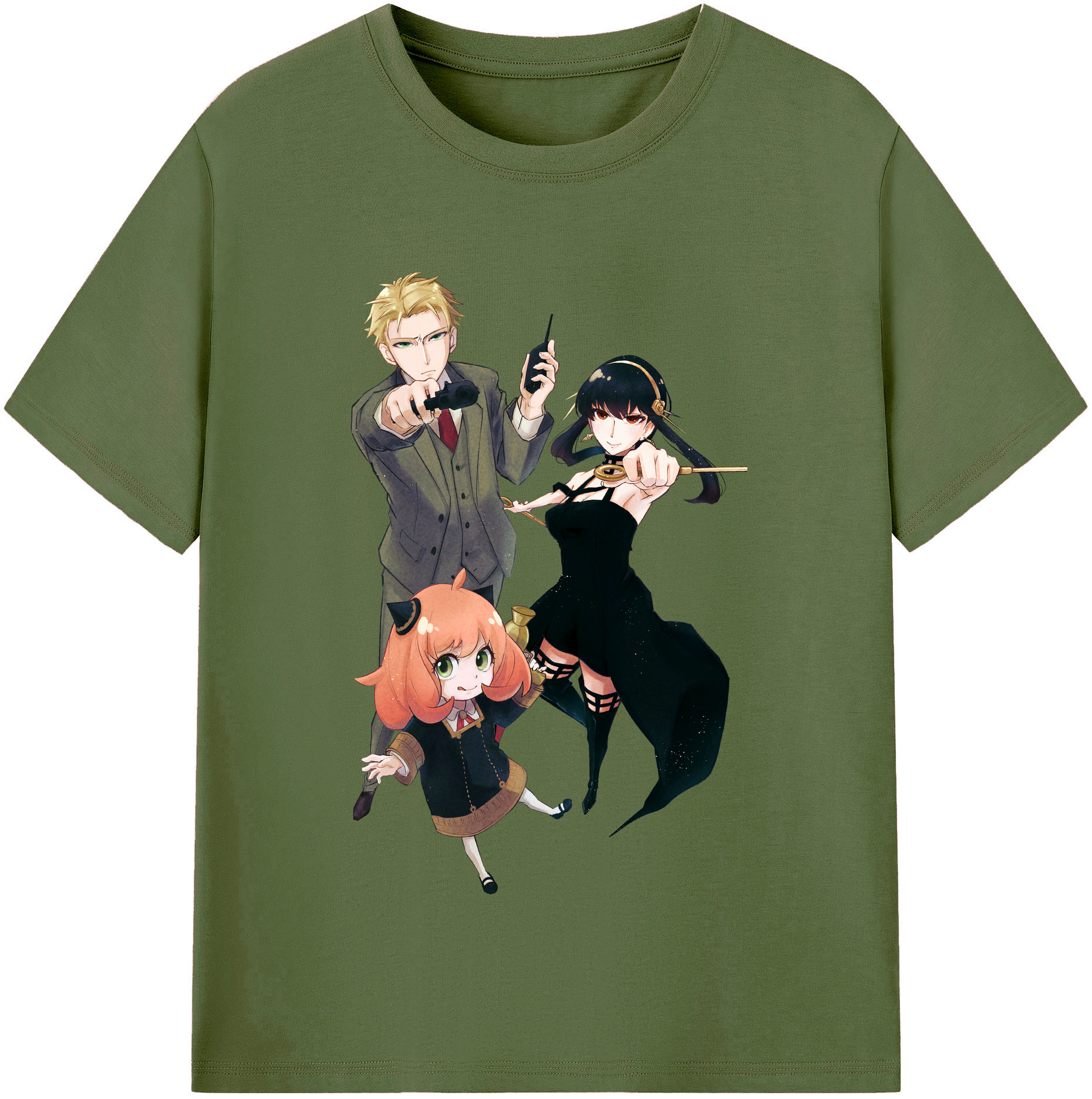 （画像用） SPY×FAMILY间谍家家酒 綿100％半袖Tシャツ（フロントプリント）